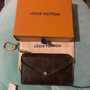 Louis Vuitton Brown and Black Monogram Card Holder